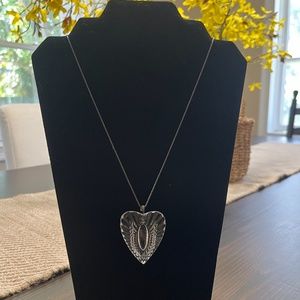 Waterford Crystal Heart Pendant Necklace